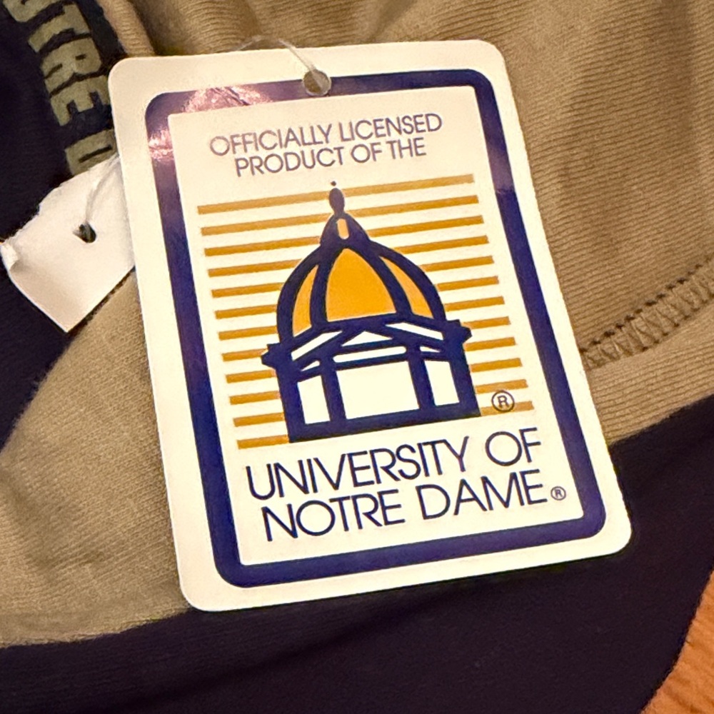 XL Notre Dame Navy Hoodie Officially Licensed purchased from campus bookstore - Picture 6 of 7